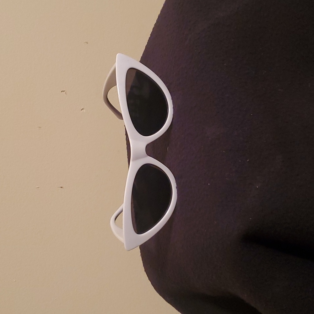 White Cat Eye Sunglasses